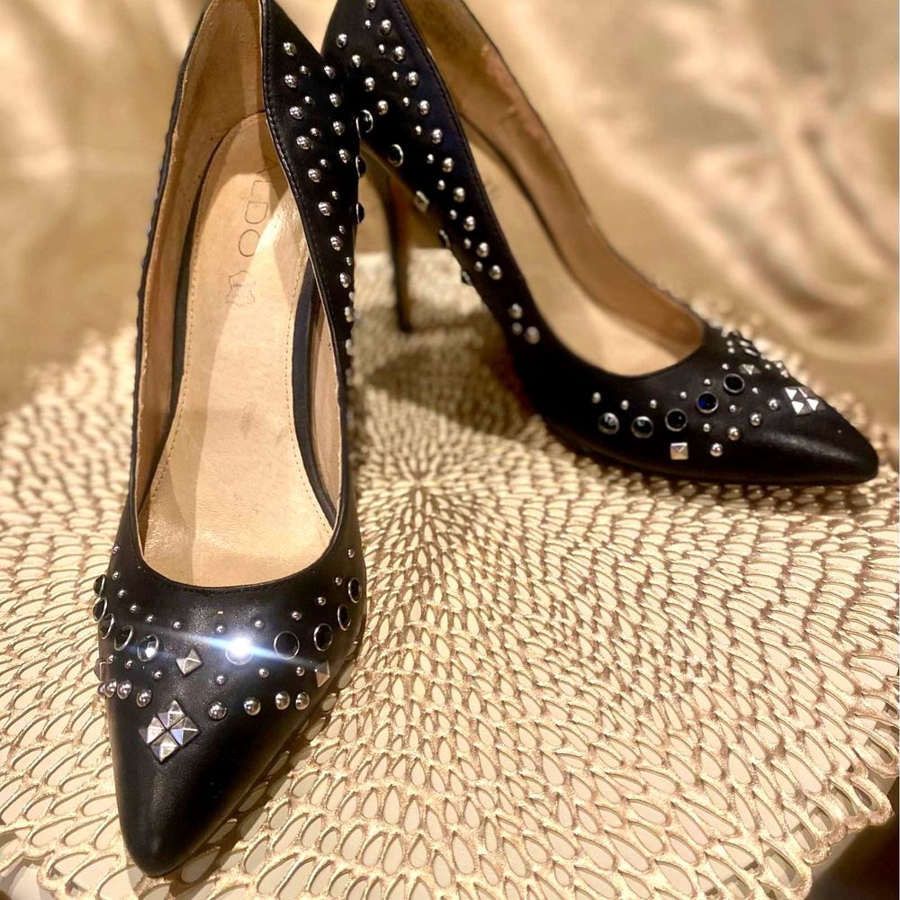Aldo Shoes For Women Heels Black Studded Size 7